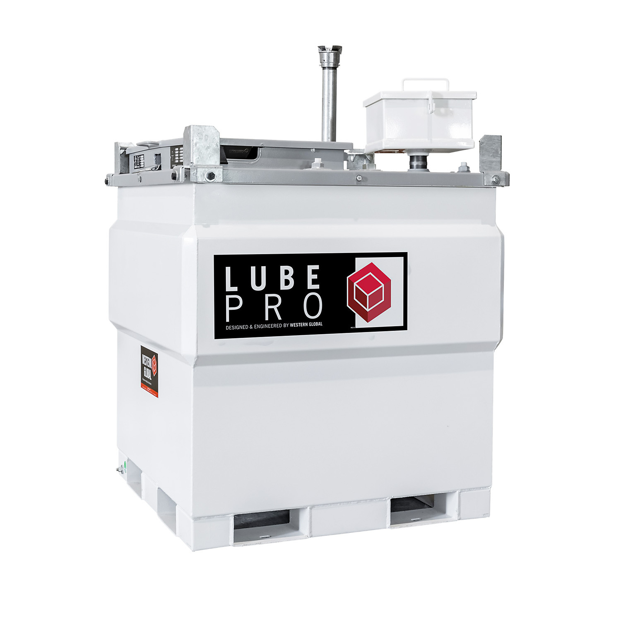 Western Global, LubePro, 252 Gallon Waste Oil Tank with Gauge, Shape Square, Model# FCP250-WO